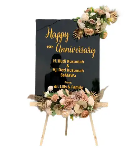 Papan Bunga Akrilik Sejangkung